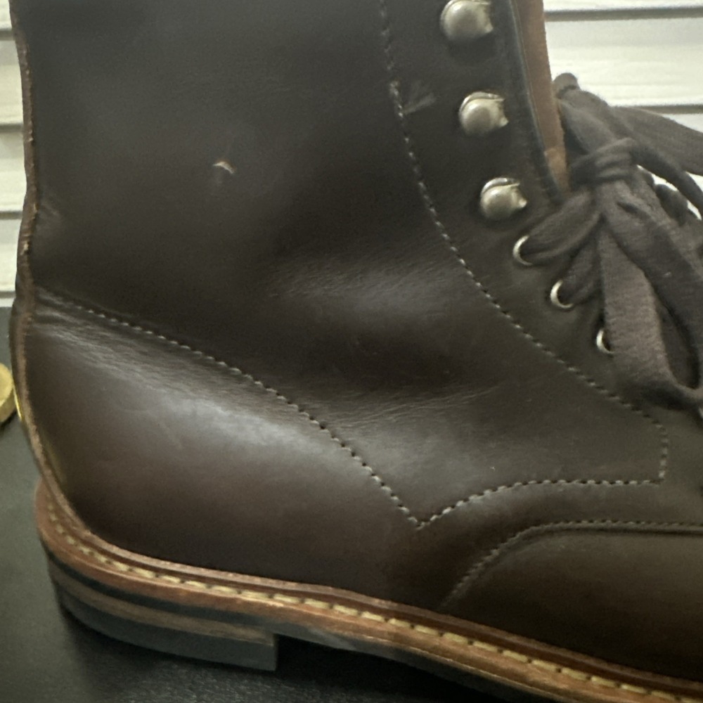 Allen Edmonds Higgins Mill Chromexcel Natural Tan Size 9 - Picture 2 of 10